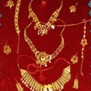 Ensemble de bijoux en plaqué or