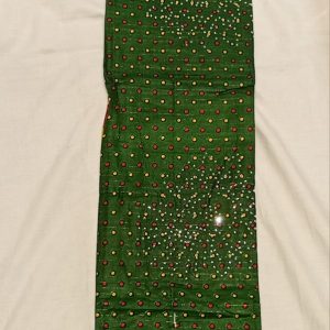 châle Dallas vert avec perle