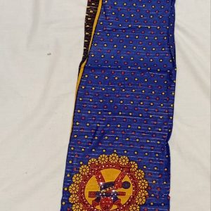 châle Dallas bleu avec perles